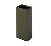 SDA287MZ Bote Cubo de basura acero inoxidable con tapa abierta, ideal for cocina, oficina y más. Incluye contenedor extraíble Cesta(Bronze)