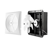 SDA287MZ Cocina Ventilador de ventilación for baño con ventana de vidrio, extractor de humo de 10 pulgadas for cocina y hogar Garaje