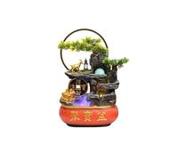 SDA287MZ Dormitorio Fuente de Escritorio con Rueda Feng Shui, Adornos Decorativos Agua for Oficina Salón(Grande)