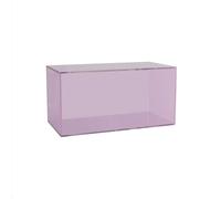 SDA287MZ Registros Soporte de almacenamiento discos, expositor CD acrílico, estante for libros y revistas Libro del álbum(Pink)