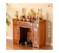 SDA287MZ Sala de Estar Mesa de Madera, Mesa Buda Doble Puerta for, ofrenda Diosa la Misericordia Dios Riqueza, gabinete Chino Incienso Altar casero