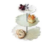 SDA287MZ Soporte for Tartas de Varios Niveles, Frutero, Plato for Dulces, Sala Estar, Uso doméstico, Hora del té, Aperitivos, for Porta Pasteles(Grande)