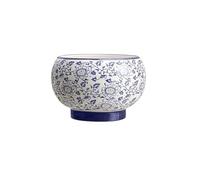 SDA287MZ Uso multifunción Maceta de cerámica Porcelana Azul y Blanca Estilo Chino, for el hogar, Lujo, for Sala Estar, con orquídeas(Grande)