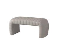 SDA287MZ Vestíbulo Banco de pie Cama, Taburete Cambiador Zapatos for Entrada, Muy Estrecho for guardarropa, sofá Vestíbulo(Grey,Pequeño)