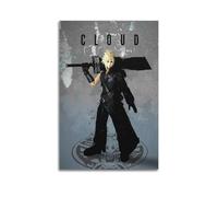 SDAEWUBB Final Fantasy - Póster decorativo de nubes, lienzo para pared e impresión artística moderna, decoración de dormitorio, 20 x 30 cm