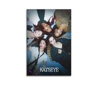 SDAEWUBB KATSEYE - Póster de grupo de música, pintura decorativa, lienzo, póster de pared e imagen artística moderna para decoración de dormitorio familiar, 20 x 30 cm