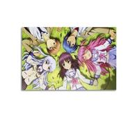 SDAEWUBB Póster decorativo de Angel's Heartbeat Anime TV Show Poster2, lienzo decorativo para pared e imagen artística moderna para decoración de dormitorio familiar, 40 x 60 cm