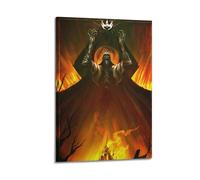 SDAEWUBB Póster decorativo de El rey de la nada, lienzo para pared e impresión artística moderna para decoración de dormitorio familiar, 12 x 18 pulgadas (30 x 45 cm)