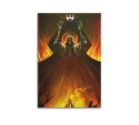 SDAEWUBB Póster decorativo de El rey de la nada, lienzo para pared e impresión artística moderna para decoración de dormitorio familiar, 12 x 18 pulgadas (30 x 45 cm)