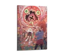 SDAEWUBB Póster decorativo de Monsters in The Mall para pared e impresión artística moderna para dormitorio familiar, 60 x 90 cm