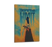 SDAEWUBB Póster decorativo de The Sky Is The Limit, lienzo decorativo para pared e imagen artística moderna para decoración de dormitorio familiar, 30 x 45 cm