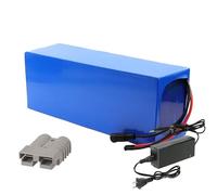 SDAJS Batería de Litio Recargable Personalizable de 72 V y 60 Ah, Paquete de batería de Litio con Cargador y BMS, Enchufe Anderson, para Motor de 1000 W a 5600 W