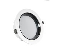 SdaryWare Paquete de 1/2/5/8/16 Luces LED empotrables de Techo de 3,9 a 5,9 Pulgadas, Regulables, 3000 K/4000 K/6000 K, Tres temperaturas de Color en una, luz descendente de Alto b,Black-1-Pack