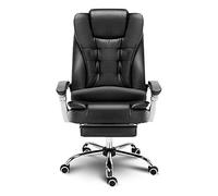 SdaryWare Silla de Escritorio de Oficina con reposapiés Silla ergonómica para conferencias Silla de Trabajo para Gerente Ejecutivo Altura Ajustable y Soporte Lumbar