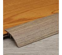 SdaryWare Tira de transición de Piso de Madera a baldosa, Reductor de umbral de plástico PVC Autoadhesivo de 3/4 de Pulgada para Pisos de Vinilo, Pisos Irregulares, moldura de,B-W 55mm - L 115cm