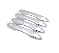 SDBWUYBYG Embellecedor de manija Compatible con Toyota Harrier XU80 | Anti-Scratch Luxurious Compatible con Toyota Harrier XU80 2020-2024, Venza XU80 2020-2024(Silver,D)