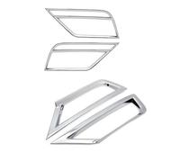 SDCDKLPEPT Etiqueta Engomada Del Ajuste De La Luz Antiniebla Delantera Del Coche Para T-ROC 2017 2018 2019 2020 Marco De La Cubierta Tira De La Lámpara Trasera Luces traseras(Front and Rear)