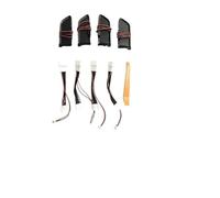 SDCDKLPEPT Ma Para de puerta interior coche con luz LED ambiente Para Corolla 2019-2024 Caja Almacenamiento Manija Puerta