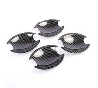 SDCDKLPEPT Manija De Puerta De Automóvil Pegatinas para maNinjas de puertas de coche, accesorios de fibra de carbono Para Navara y Para Frontier D40 (2005-2013)