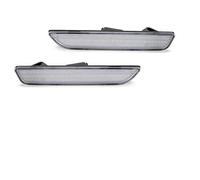 SDCDKLPEPT Parachoques Delantero Y Trasero Del Coche Para Ford Para Mustang Para Base GT Para Shelby GT500 Boss 302 2010-2014 Luz De Indicador Lateral Blanca Luces traseras(2pc Rear Clear Red)