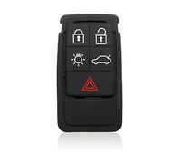 SDCDKLPEPT Soporte para teléfono móvil de Motocicleta para Volvo para S60 para S80 para XC70 para XC90 reemplazo de Almohadilla de Goma para Llave remota de 5 Botones