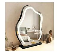 SDCFFC Specchio da trucco da tavolo, Specchio per il trucco a Forma di Nuvola con Luce, controllo Touch intelligente, illuminazione a 3 Colori, Regalo per la Mamma e la Donna