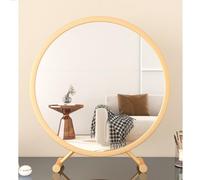 SDCFFC Specchio da trucco Rotondo, Specchio da trucco ad Alta definizione, adatto a vari ambienti Come bagno, Camera da letto, spogliatoio, guardaroba, ECC.