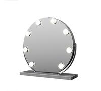 SDCFFC Specchio per il trucco a LED con rotazione a 360°, Specchio da tavolo con luci LED, controllo Touch intelligente, 3 Colori di Luce