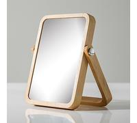 SDCFFC Specchio per il trucco con supporto, Specchio da trucco girevole a 360 gradi, Specchio portatile da tavolo/scrivania/Piano, Specchio da bagno per rasatura e trucco