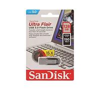 SDCZ73-128G-G46 Pendrive USB 3.0 128GB R: 150MB/s ULTRA FLAIR negro USB A SAND