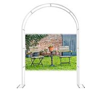 SDdPulse Arco de rosas de metal para jardín, arco de boda, soporte para escalada de plantas, pérgola al aire libre, 1,2 m a 3,5 m, grande para césped, patio, terraza, decoración de enrejado, marco con