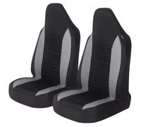 SDDWSDW 2 Fundas Asientos Coche para Dacia Spring 2012-2025, Universal Asiento Delantero Asientos Coche Asientos Protector Accesorios Interiores,D/Grey