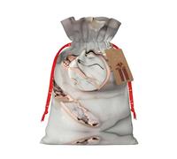 SDEGTHO 1 bolsa de mano de material duradero con diseño de mármol blanco y oro rosa, 11,9 x 17,5 cm con cordón para regalo elegante de Halloween