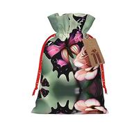 SDEGTHO 1 bolsa de mano de material duradero de 21 x 30 cm con cordón para regalo elegante de Halloween
