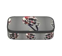 SDEGTHO American Football Fashion - Estuche grande para lápices de gran capacidad, bolsa para bolígrafos de papelería, bolsas para bolígrafos para mujeres y hombres, NEGRO, One Size, Moderno