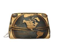 SDEGTHO Ancient World - Bolsa de almacenamiento pequeña para maquillaje, bolsa de maquillaje de viaje, bolsa de cosméticos, color blanco, talla única, White, Talla única