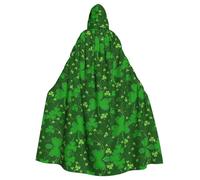 SDEGTHO Background St Patrick's Day Glitter Printing - Capa con capucha para adultos de Halloween de 144 cm, sombrero de gran tamaño para vampiro