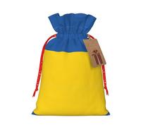 SDEGTHO Bandera de Ucrania 1 bolsa de material duradero de 8.3 x 11.8 pulgadas con cordón para regalo elegante de Halloween