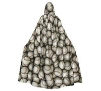 SDEGTHO Bata gótica de béisbol con capa de mago para adultos, capa larga para baile de máscaras, disfraz medieval de Halloween