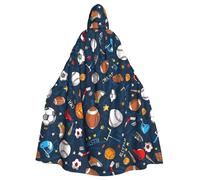 SDEGTHO Bata gótica de mago, capa larga para baile de máscaras, disfraz medieval de Halloween