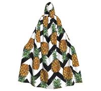 SDEGTHO Bata gótica de piña de verano, capa larga para adultos, disfraz medieval de Halloween