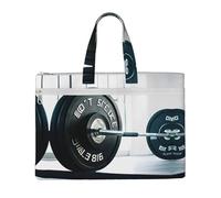 SDEGTHO Bolsa de documentos deportiva con cremallera para levantamiento de pesas con asa para llevar archivos de papel, libros, carpeta de archivo, Black, Talla única
