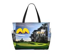 SDEGTHO Bolsa de mano plegable de gran capacidad para campo de golf y árbol, para playa, gimnasio, viajes, compras, NEGRO, One Size