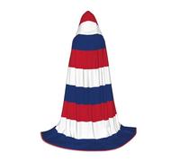 SDEGTHO Disfraz de la bandera holandesa para fiesta de Halloween, capa con capucha para adolescentes, bruja, vampiro, mago, baile de máscaras, equipo de cosplay