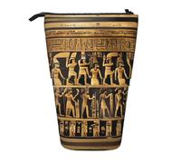 SDEGTHO Egypts Jeroglyphics - Estuche telescópico para lápices, soporte para bolígrafos para estudiantes, almacenamiento de papelería para suministros escolares y universitarios, Black, Talla única