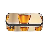 SDEGTHO Estuche de espuma de cerveza de gran capacidad para lápices, bolsa para bolígrafos, bolsa de papelería para oficina, Black, Talla única, Deportivo