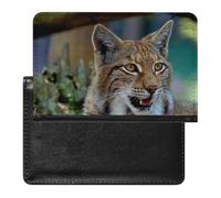 SDEGTHO Fierce Rust Lynx Funda protectora de documentos de viaje, funda para pasaporte para viajes internacionales y vacaciones