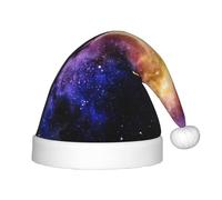 SDEGTHO Galaxy In The Universe - Gorro de Papá Noel para niños, diseño de Papá Noel rojo, cómodo para niños
