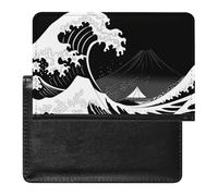SDEGTHO Great Wave Mount Fuji Funda protectora de documentos de viaje, funda para pasaporte para viajes internacionales y vacaciones