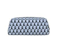 SDEGTHO Karate. Estuche de piel con impresión de gran capacidad, para bolígrafos escolares, para niños y niñas, regalo, Silver, Talla única, Neceser de maquillaje